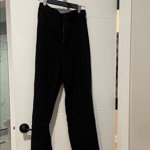 Elegant Black Wide Leg Women's Pants